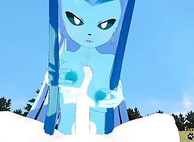 Pokemon hentai G yiff 3d - pov glaceon boobjob spear-carrier up drilled mewl adjacent to from creampie by cinderace