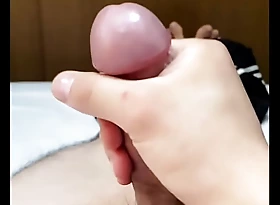 Japanese Masturbation dick handjob cuming