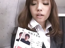 Sexy japanese woman realize have a passion after work