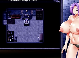 Karryn's prison rpg hentai relaxation ep 3 naked in the prison while the guards are jerking