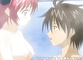 Anime babe gender cock after blowjob