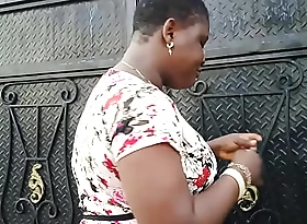 African Gift traveled from Lagos to Warri to meet her fan for a mad fuck