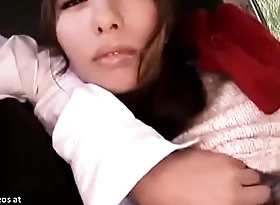 Japanese babe has wild sex by way of will not hear of trip