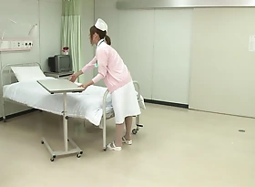 Japanese nurse creampied at infirmary bed!