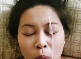 thick plastering facial cumshot
