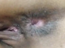 Indian wife clean pain in the neck hole