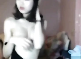 Korean girls showing boobs on a webcam
