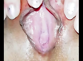 Closeup grouchy refresh clitoris