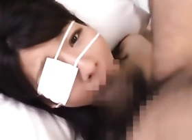 Japanese girl gets facefucked by doctor in hospital