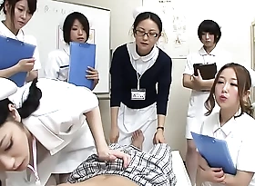 JAV nurses CFNM handjob oral-job sit-in Subtitled