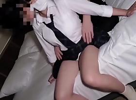 Korean Schoolgirl Is Wearing Her Uniform While Having