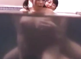 Japanese Auntie Seduces up ahead Bathhouse