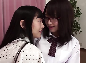 Japanese brunettes arent lesbians, but they like to make love with each other, quite forever