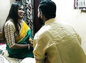 Spectacular Indian bengali bhabhi having coition beside acquiring agent! Best Indian web series coition