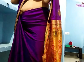 First Time Mr Big brass Sonali Has Torturous Mating Fro Blue Saree, jizz on boobs