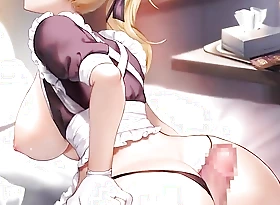 Aggressive Blonde Maid japanese gyaru