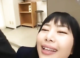 Asian gokkun - hot girl eats millions of jism