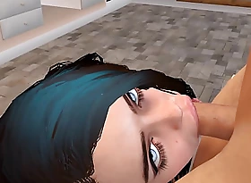 3D Porn Anime Hentai Dominate Teen Deepthroat and Handjob