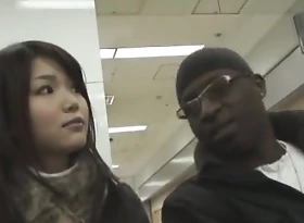Outsider Japanese girl Megumi Shino in Amazing Handjobs, Interracial JAV video