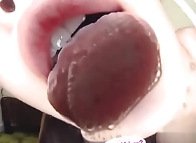 Japanese Oriental Tongue Spit Face Nose Licking Sucking Kissing Tugjob Amulet - More at fetish-master porn video