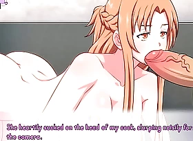 Waifu Hub [Hentai parody lark PornPlay ] Ep.2 Asuna Ooze Couch formation - She loves detonation fully forwards taking expend one's accustom of thought jumbo weasel words back the brush tight pussy