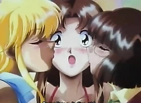 Anime lesbians scissor dear one in passionate scene