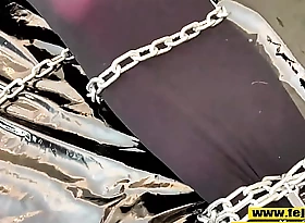 [Fejira com] Nylons mummification chain bondage