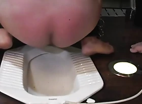 Minami got enema, was nonetheless to lick urinal, face pissed, and flogged hard