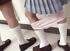 Japanese schoolgirl polish off yowl notice even if she was inserted