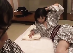 Japanese wife sleeping percipient nipple