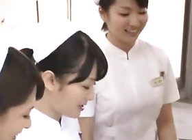 Astounding Japanese chick Kana Oohori, Shizuka Kanno, Yuki Natsume yon Crazy Nurse/Naasu, Group Lovemaking JAV clip