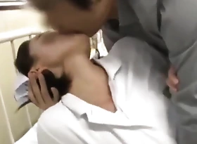 Japanese hospital nurse fucks 3